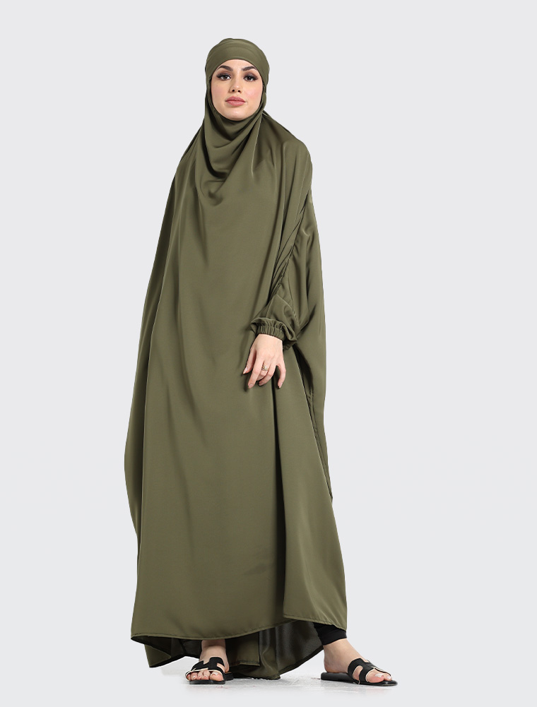 Olive 1 Piece Jilbab